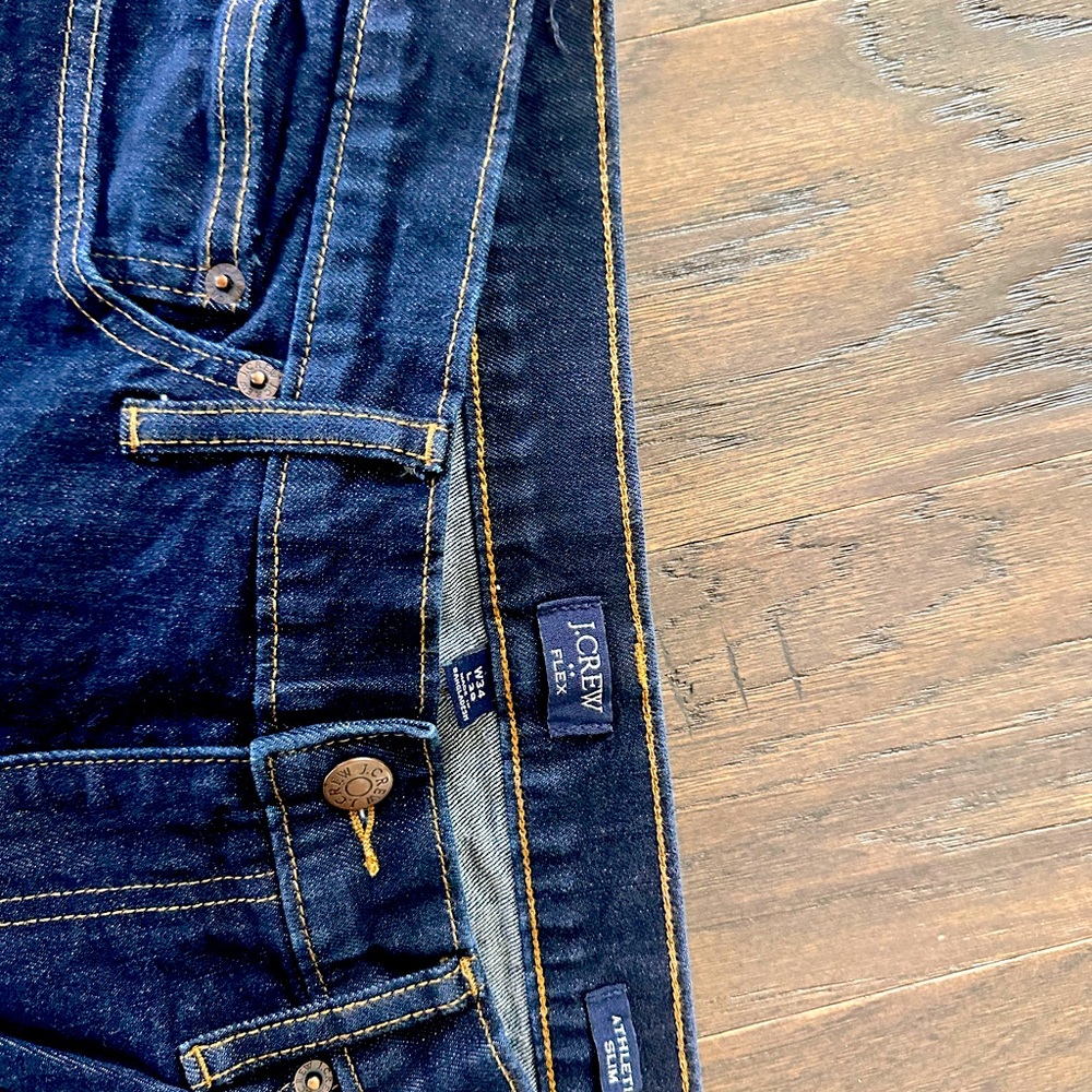 J Crew Athletic Fit Jeans. Waist 34/Length 30.